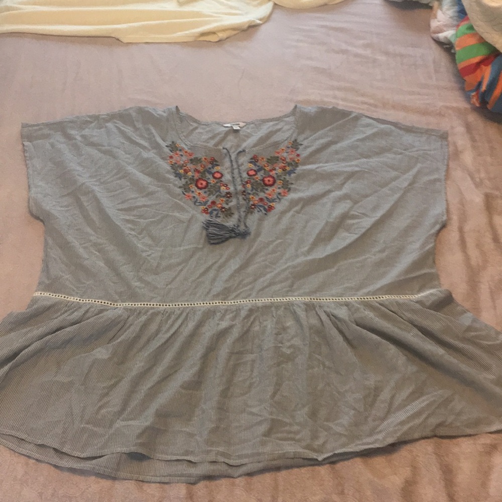 Embroidered Top